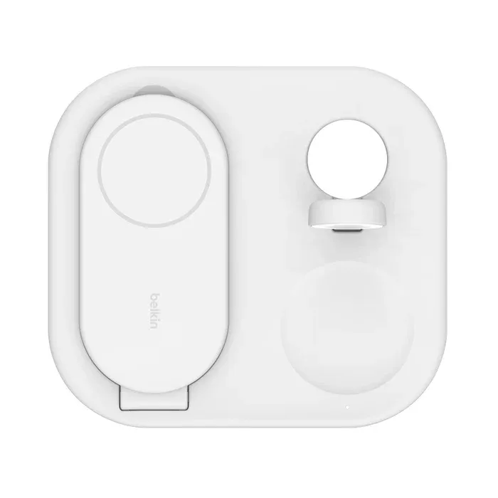 Belkin BoostCharge Pro | 3-in-1 magnetisch draadloos laadstation met Qi2 (15 W) - Wit - Afbeelding 3
