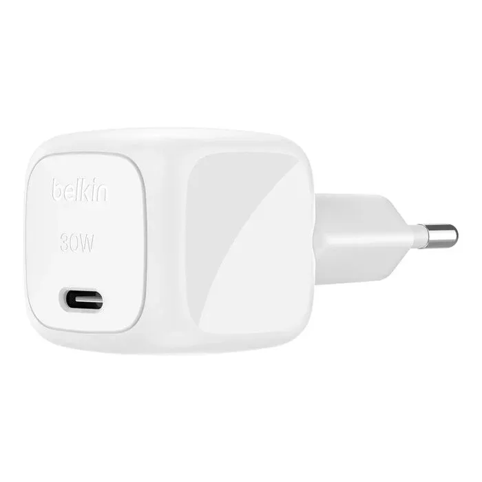 Belkin BoostCharge | USB-C-wandlader (30 W) + USB-C/USB-C-kabel – 1 m – Wit